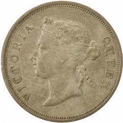 Straits Settlements. Victoria Silver 50C 1896