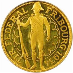 Switzerland. Gold Commem 100 Francs. 1934-B.