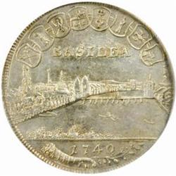 Swiss Cantons, Basel. City. Silver 1/4 Taler 1740