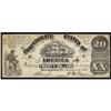 Image 1 : T-18. 1861 $20 Confederate Note. CH AU58EPQ