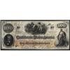 Image 1 : CT-41 1862 $100 Confederate Note Cont Counterfeit