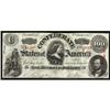 Image 1 : T-56. 1863 $100 Confederate Note. CH AU58EPQ