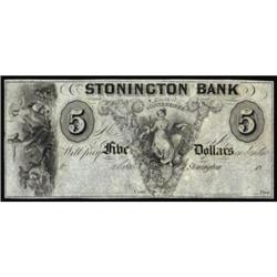 Stonington, CT. The Stonington Bank. $5.