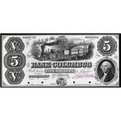 Columbus, GA. The Bank of Columbus. PR. $5.