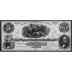 Muncie, IN. The Fort Wayne & Southern RR Co. $5.