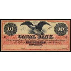 New Orleans, LA. Canal Bank $10. Gem UNC65EPQ