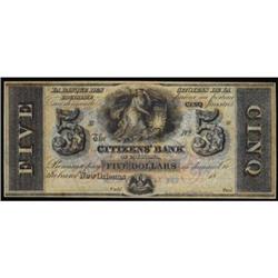 New Orleans, LA The Citizens Bank of Louisiana $5