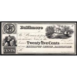 Baltimore, MD. Exchange Office, Baltimore. 25C.