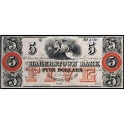Hagerstown, MD. The Hagerstown Bank. $5.