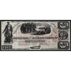 Hernando, MS. $5. VF 30EPQ