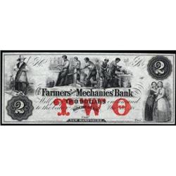 Rochester, NH. The Farmers' & Mechanics' Bank. $2