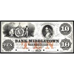 Middletown, PA. The Bank of Middletown. Proof$10