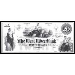 Jamaica, VT. The West River Bank. Proof. $20