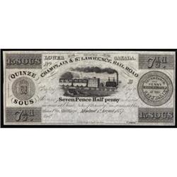 Montreal, Canada. 7 Pence 1/2 Penny. Gem UNC65EPQ