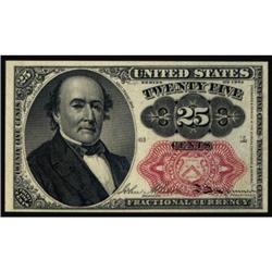 Fr 1309. 25 Cents. Fifth Issue. CH UNC64.