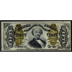 Fr 1331. 50 Cents. Third Issue. Spinner. CH UNC63