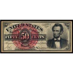 Fr 1374. 50 Cents. 4th Issue. Lincoln. CH EF45