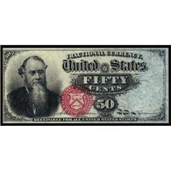 Fr 1376. 50 Cents. 4th Issue. Stanton. CH UNC63.
