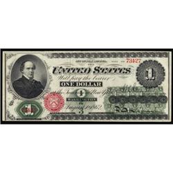 Fr 16. 1862 $1 Legal Tender Note. AU55EPQ