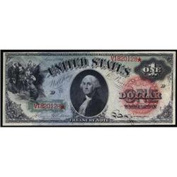 Fr 18. 1869 $1 Legal Tender Note. AU55.
