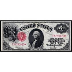 Fr 39. 1917 $1 Legal Tender Note. CH AU58.