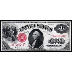 Fr 39. 1917 $1 Legal Tender Note. AU50.