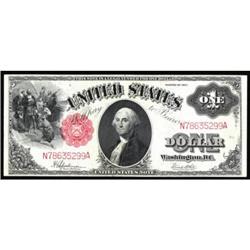 Fr 39. 1917 $1 Legal Tender Note. AU.