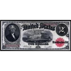 Fr 59. 1917 $2 Legal Tender Note. Mule. CH UNC64.