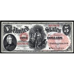 Fr 67. 1875 $5 Legal Tender Note Gem UNC66EPQ