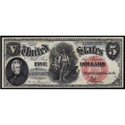 Fr 73. 1880 $5 Legal Tender Note Gem UNC65EPQ