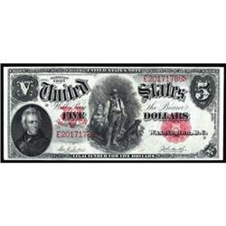 Fr 87. 1907 $5 Legal Tender Note.