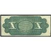 Image 2 : Fr 95. 1863 $10 Legal Tender Note. PCGS VF 30.