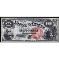 Fr 103. 1880 $10 Legal Tender Note. Gem UNC65EPQ