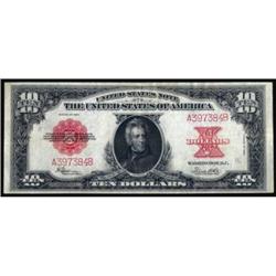 Fr 123. 1923 $10 Legal Tender Note. VF 30.