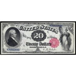 Fr 140. 1880 $20 Legal Tender Note. Gem UNC65EPQ