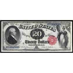 Fr 142. 1880 $20 Legal Tender Note. Gem UNC65EPQ