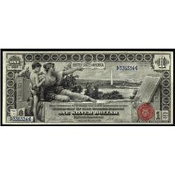 Fr 224. 1896 $1 Silver Cert. Superb Gem New 67PPQ