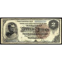 Fr 244. 1886 $2 Silver Cert. VF.