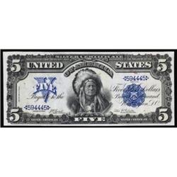 Fr 271. 1899 $5 Silver Cert. Superb Gem New 67.