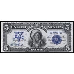 Fr 272. 1899 $5 Silver Cert. PCGS Gem New 66PPQ