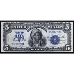 Fr 274. 1899 $5 Silver Cert. AU55.