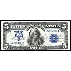 Fr 275. 1899 $5 Silver Cert. VF-EF.