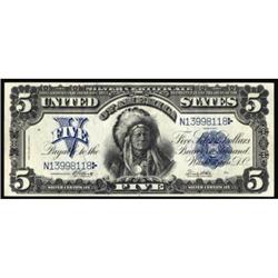 Fr 280. 1899 $5 Silver Cert. Mule. Gem New 66PPQ