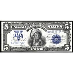 Fr 281. 1899 $5 Silver Cert. VF-EF