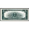 Image 2 : Fr 282. 1923 $5 Silver Cert. Star Note.