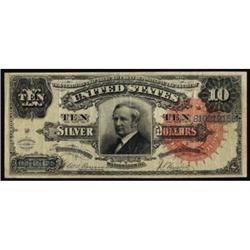 Fr 294. 1886 $10 Silver Cert. VF20.