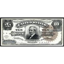 Fr 296. 1886 $10 Silver Cert. EF40.