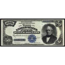 Fr 335. 1891 $50 Silver Cert. PCGS EF40.