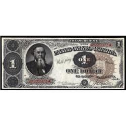 Fr 347. 1890 $1 Treasury Note. PCGS EF40.