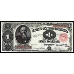 Fr 351. 1891 $1 Treasury Note PCGS Gem New 65PPQ